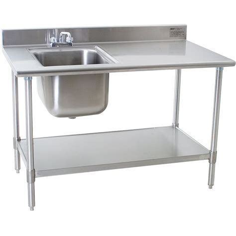 stainless steel sink cabinet combo|stainless steel worktable with sink.